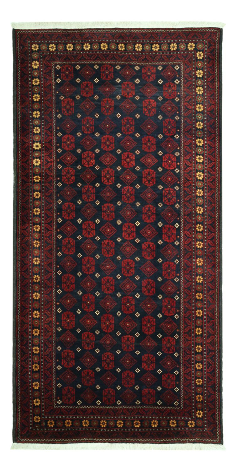 Loper Baluch tapijt - 207 x 106 cm - donkerrood