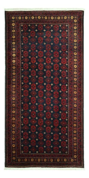Loper Baluch tapijt - 207 x 106 cm - donkerrood