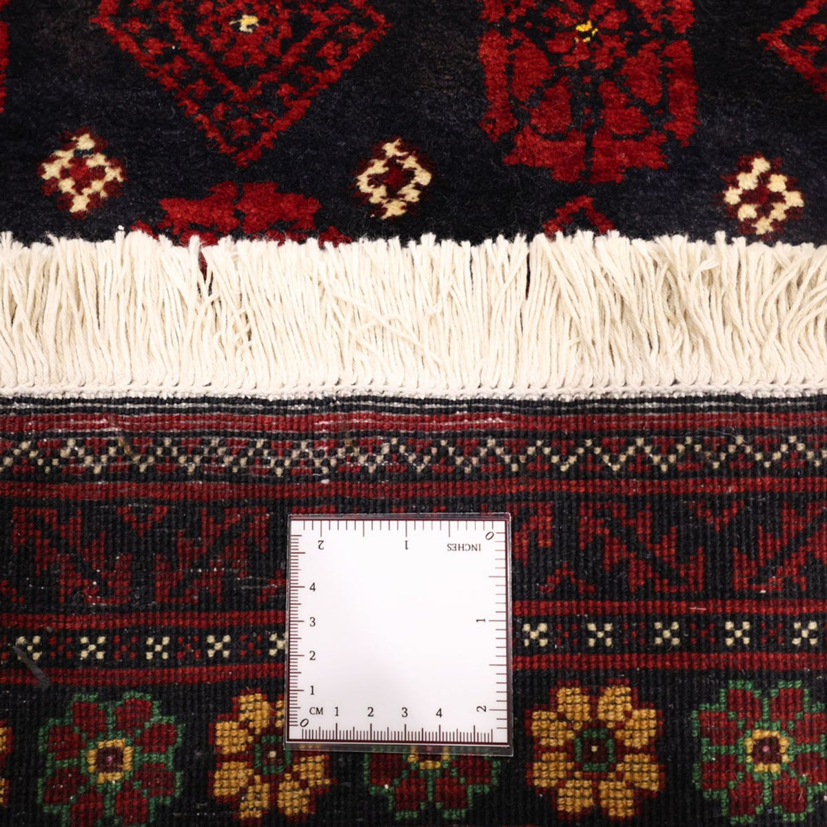Loper Baluch tapijt - 207 x 106 cm - donkerrood