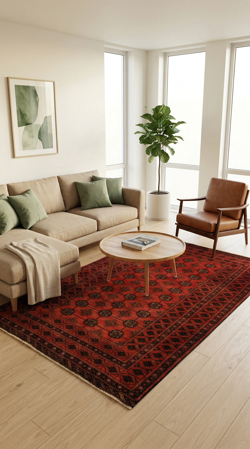 Baluch tapijt 212x129cm - Perzisch tapijt