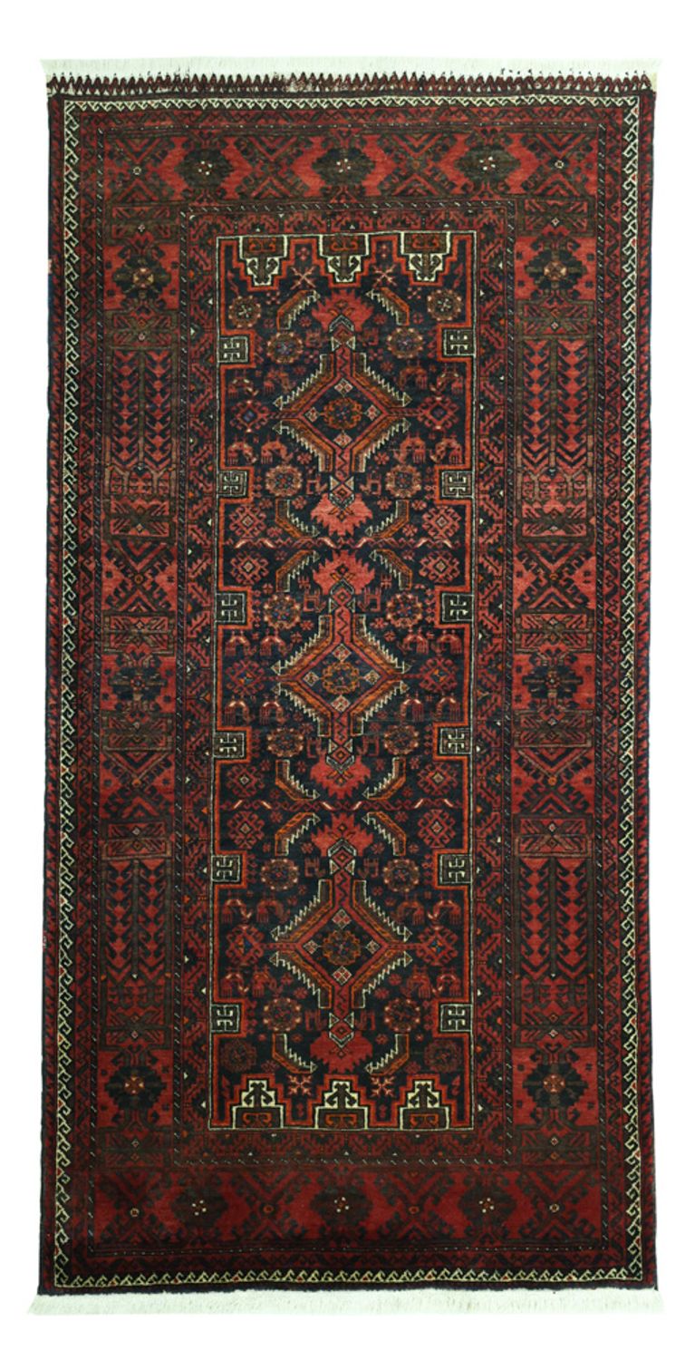 Loper Baluch tapijt - 190 x 99 cm - donkerrood