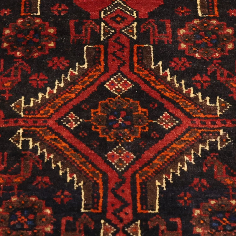 Loper Baluch tapijt - 190 x 99 cm - donkerrood