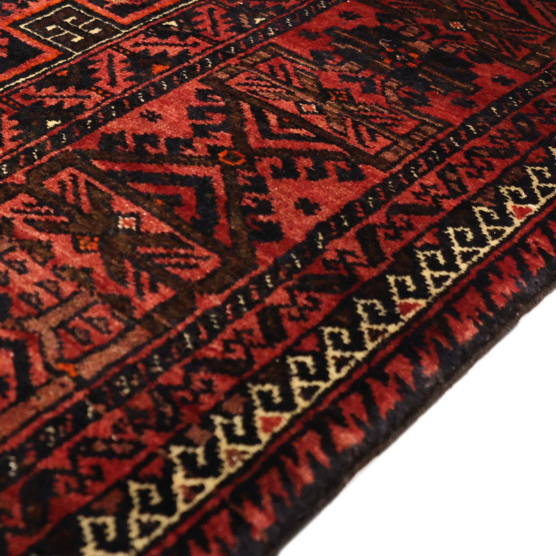 Loper Baluch tapijt - 190 x 99 cm - donkerrood