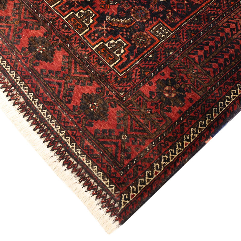 Loper Baluch tapijt - 190 x 99 cm - donkerrood