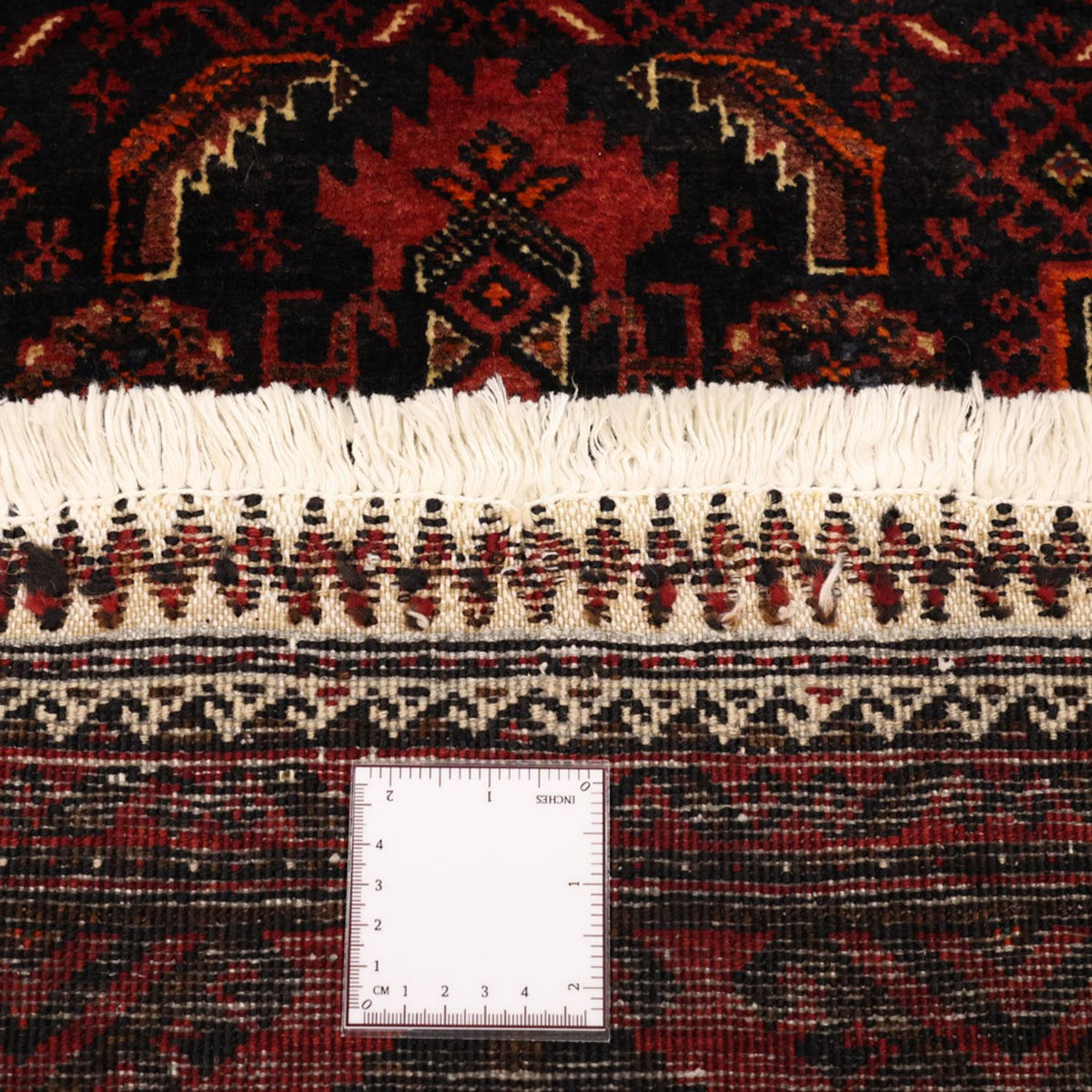 Loper Baluch tapijt - 190 x 99 cm - donkerrood