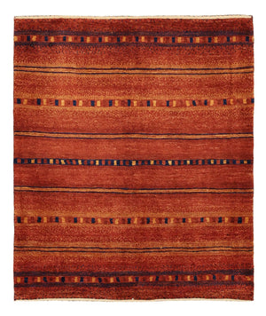 Gabbeh Tapijt - Kashkuli Perzisch - 96 x 82 cm - veelkleurig