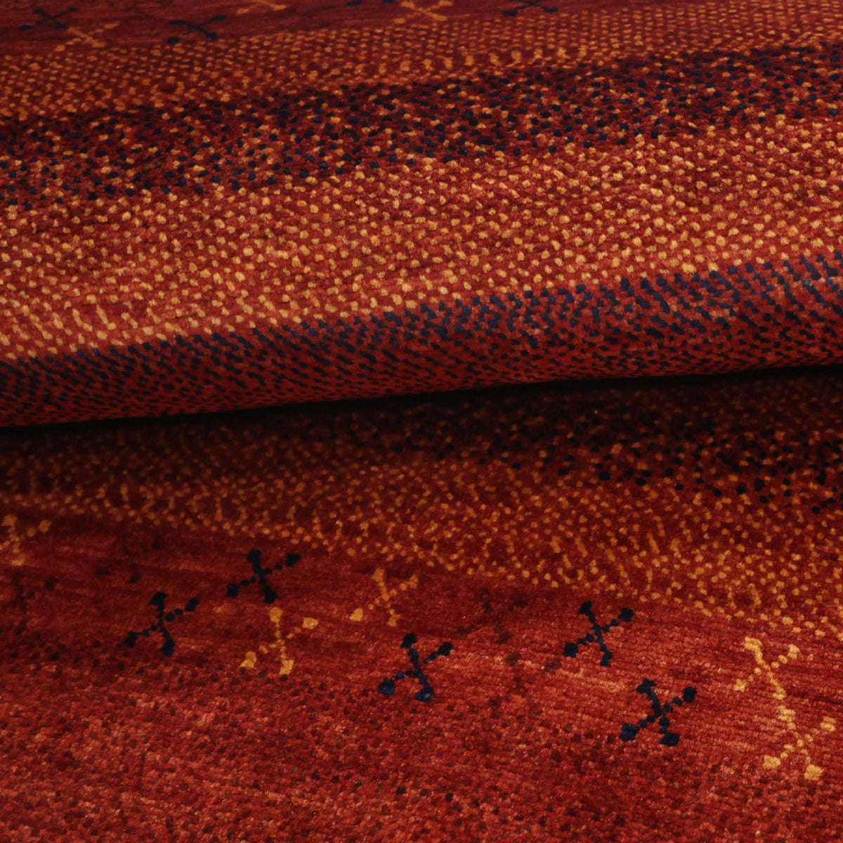 Gabbeh Tapijt - Kashkuli Perzisch - 114 x 97 cm - veelkleurig