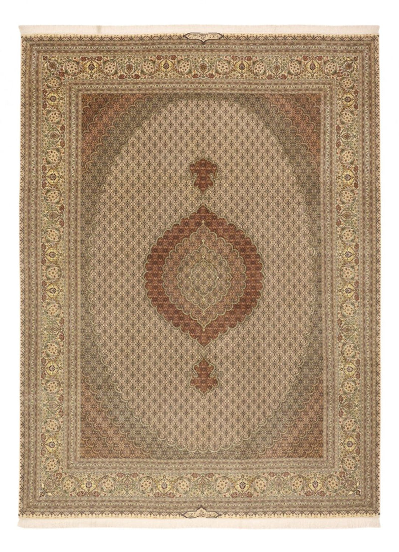 Perzisch tapijt - Tabriz - Royal - Koninklijke - 336 x 252 cm - taupe