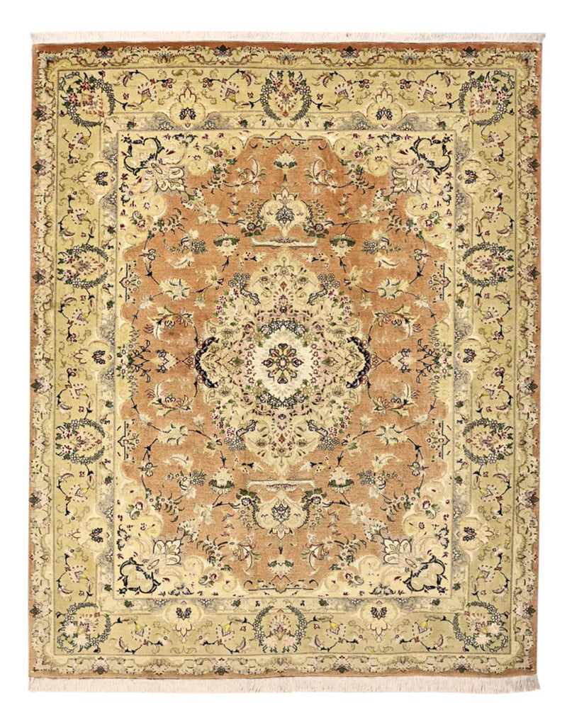 Perzisch tapijt - Tabriz - Royal - Koninklijke - 188 x 153 cm - zand