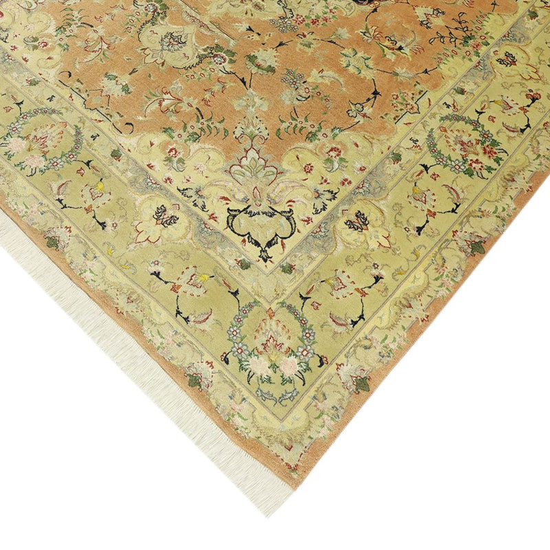 Perzisch tapijt - Tabriz - Royal - Koninklijke - 188 x 153 cm - zand