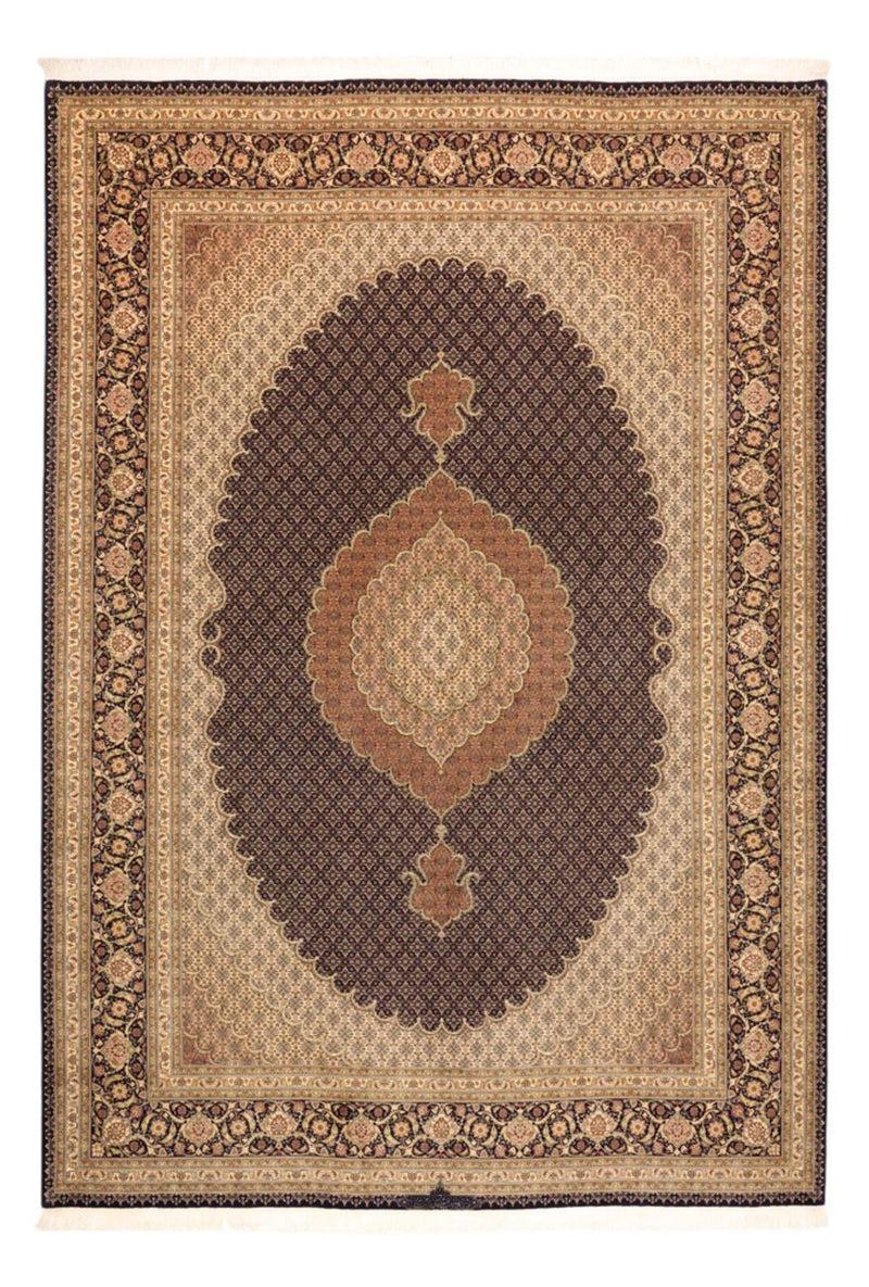 Perzisch tapijt - Tabriz - Royal - Koninklijke - 354 x 248 cm - donkerbruin