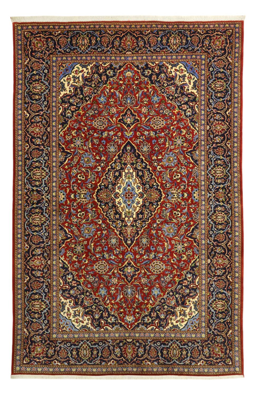 Perzisch tapijt - Keshan - 222 x 144 cm - rood