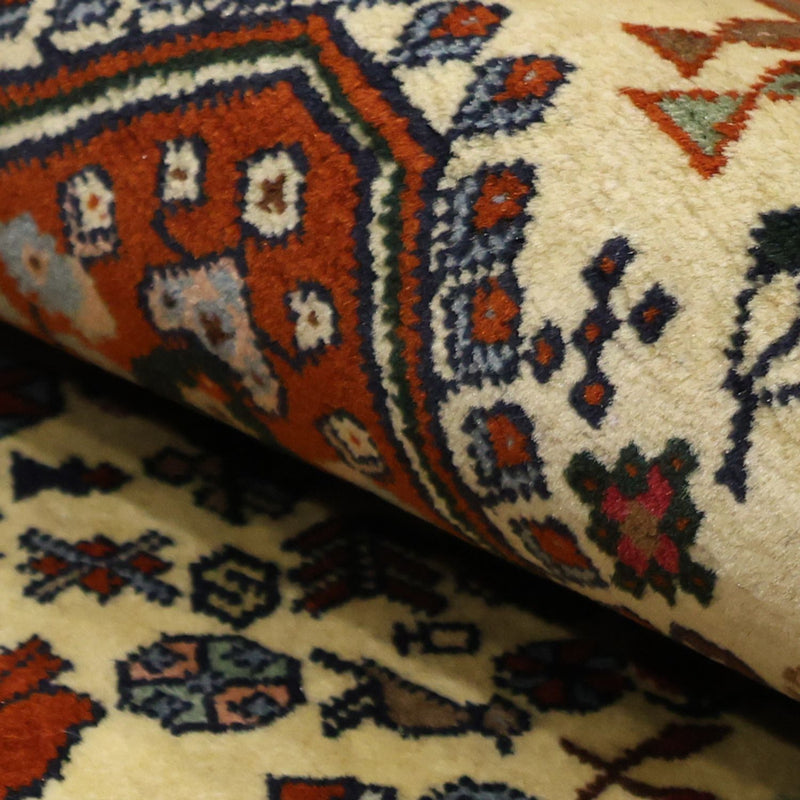 Perzisch Tapijt - Nomadisch - 140 x 103 cm - crème