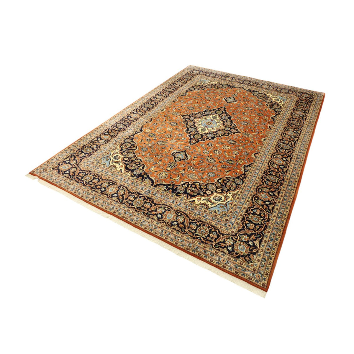 Perzisch tapijt - Keshan - 347 x 251 cm - licht rood