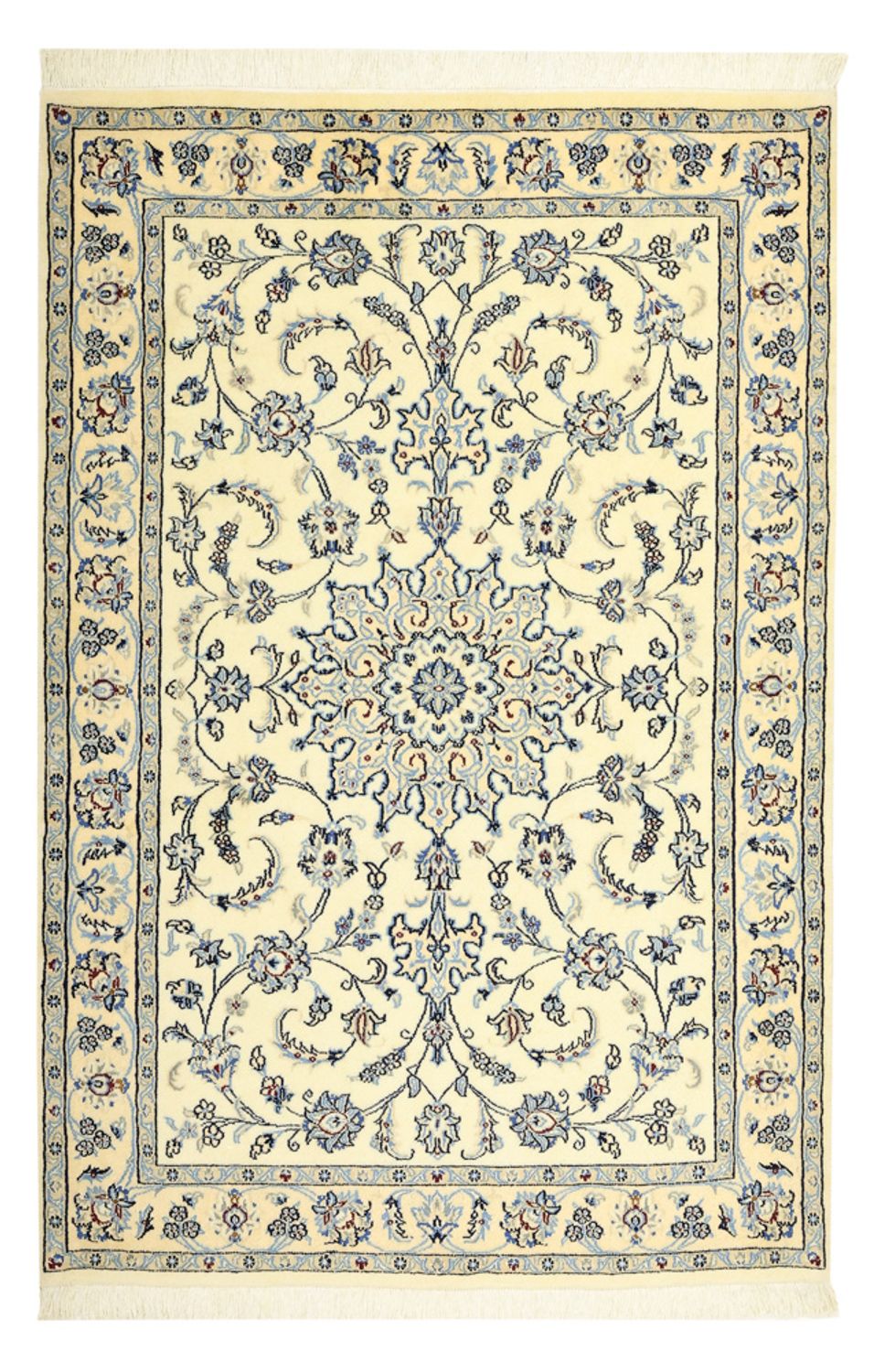 Perzisch tapijt - Nain - Koninklijk - Koninklijke - 161 x 108 cm - beige