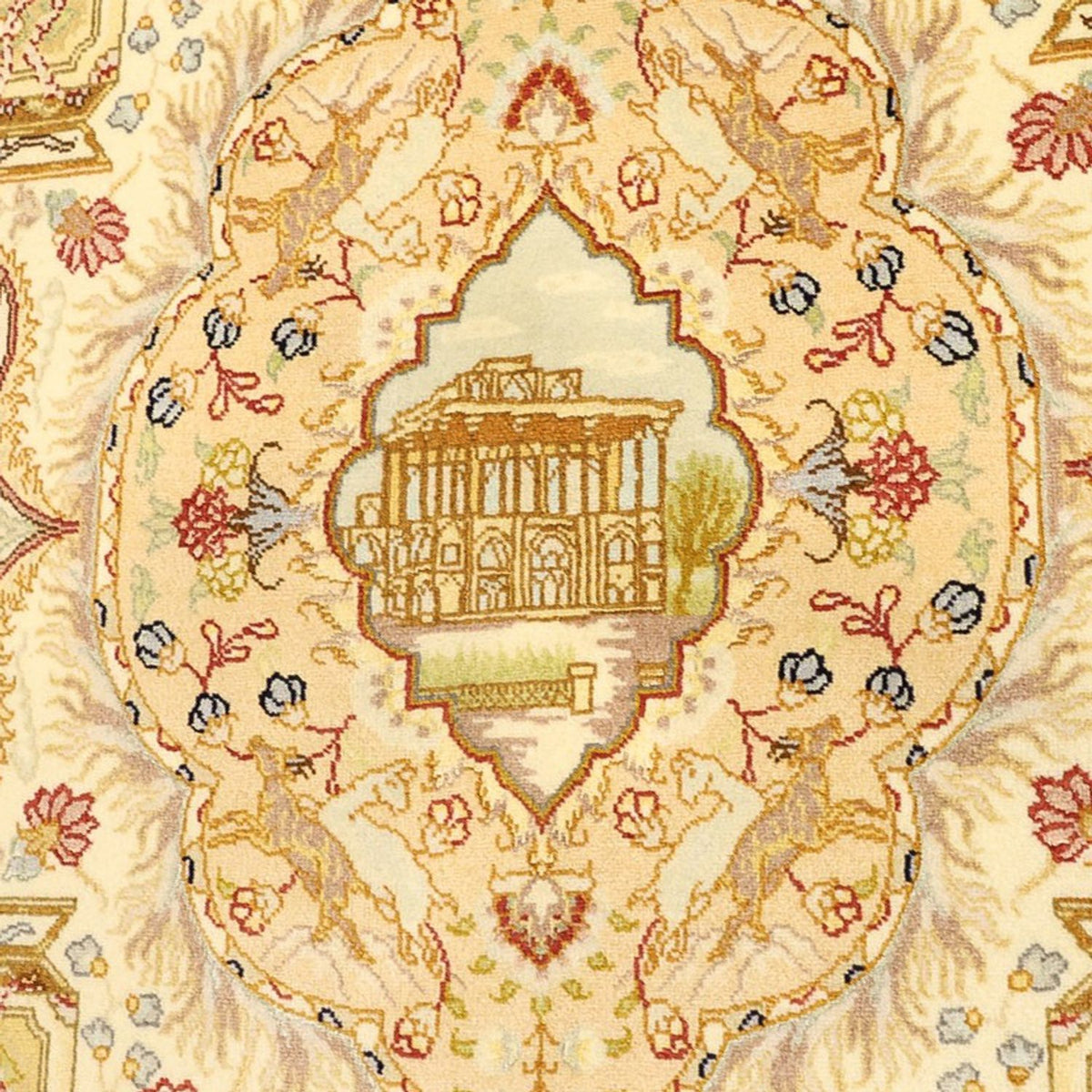 Perzisch tapijt - Tabriz - Royal - Koninklijke - 160 x 102 cm - zand