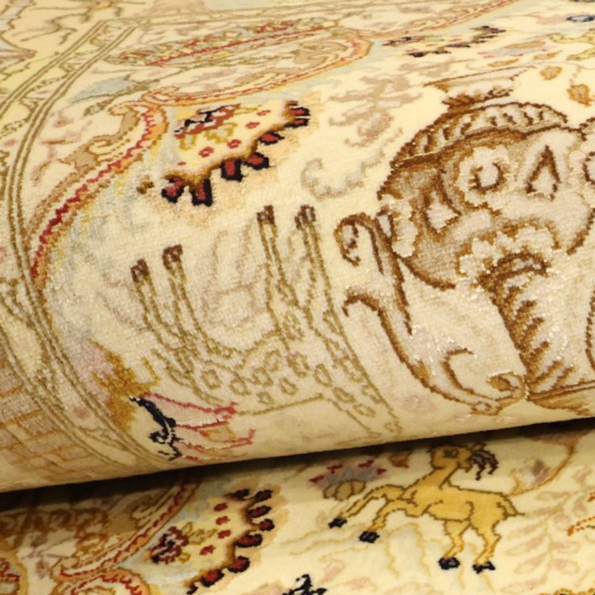 Perzisch tapijt - Tabriz - Royal - Koninklijke - 160 x 102 cm - zand