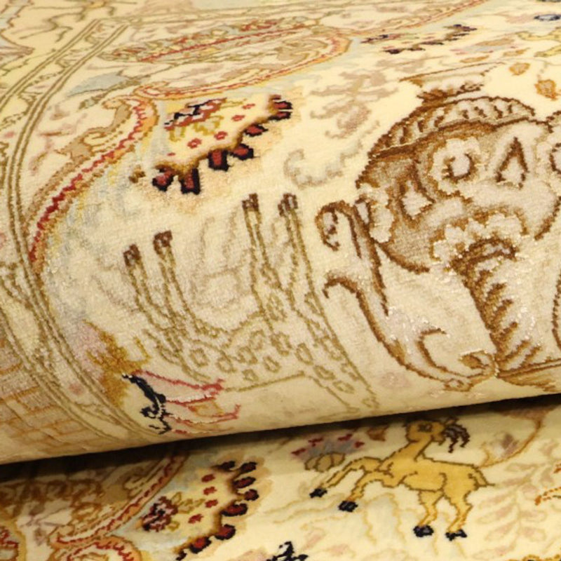 Perzisch tapijt - Tabriz - Royal - Koninklijke - 160 x 102 cm - zand