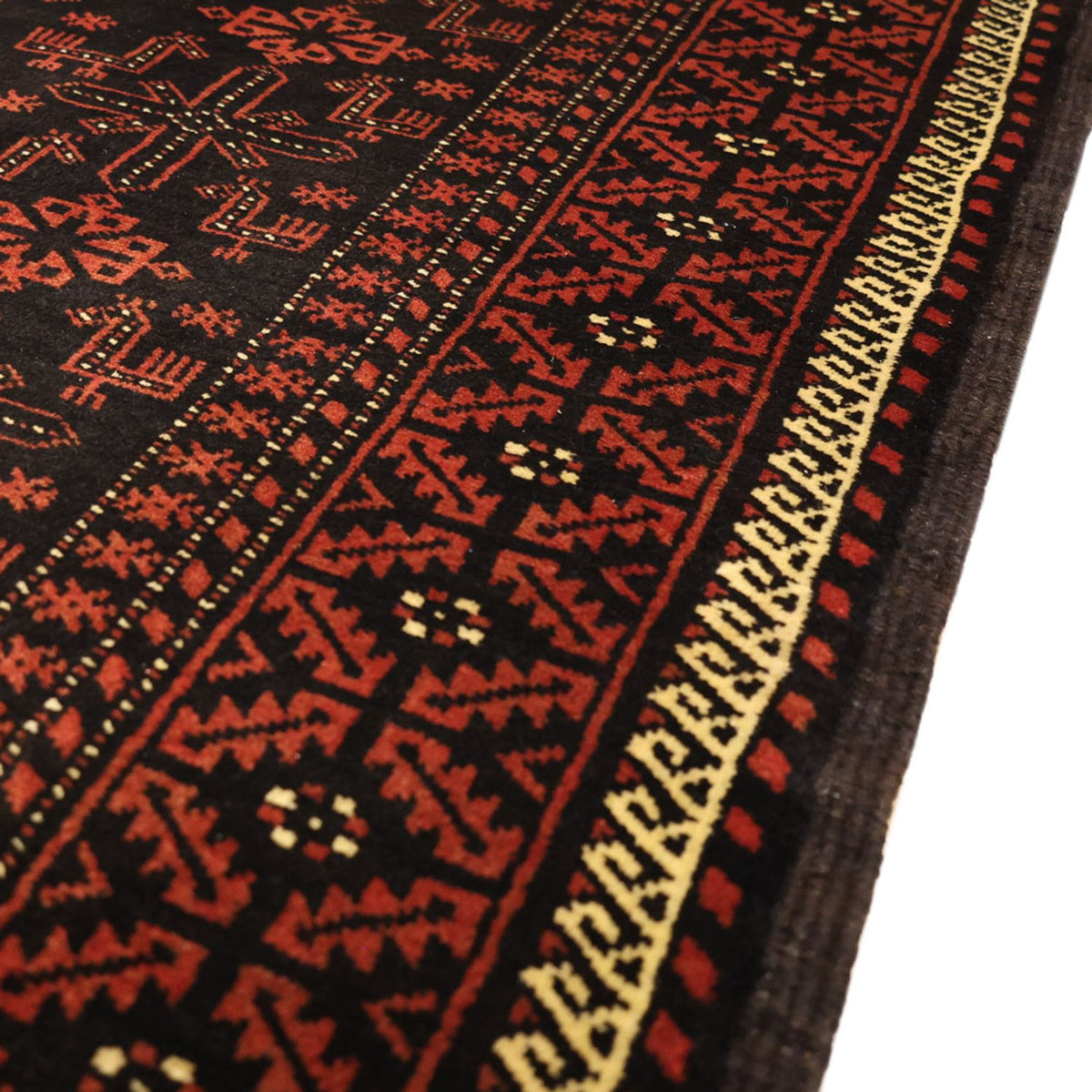Loper Baluch tapijt - 197 x 105 cm - donkerrood
