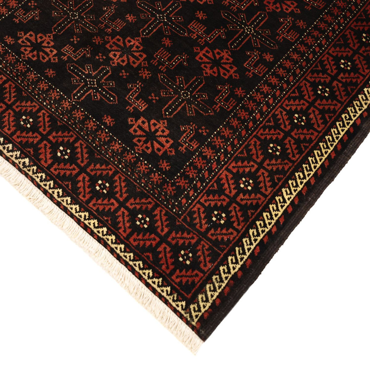 Loper Baluch tapijt - 197 x 105 cm - donkerrood