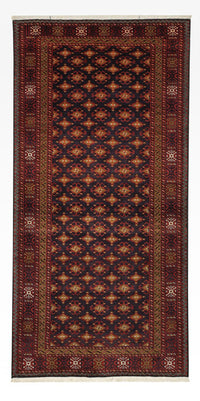 Loper Baluch tapijt - 220 x 108 cm - donkerbruin