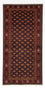 Loper Baluch tapijt - 220 x 108 cm - donkerbruin