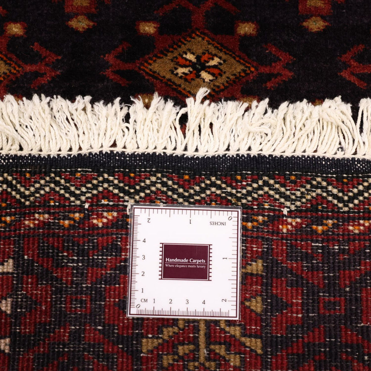 Loper Baluch tapijt - 220 x 108 cm - donkerbruin