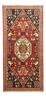 Gabbeh Tapijt - Kashkuli Perzisch - 153 x 70 cm - rood
