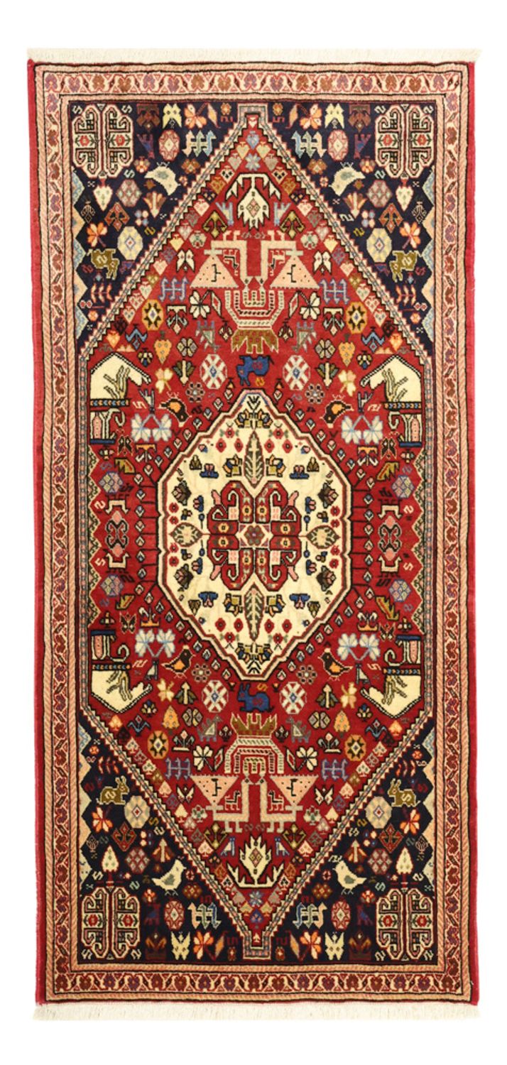 Gabbeh Tapijt - Kashkuli Perzisch - 153 x 70 cm - rood