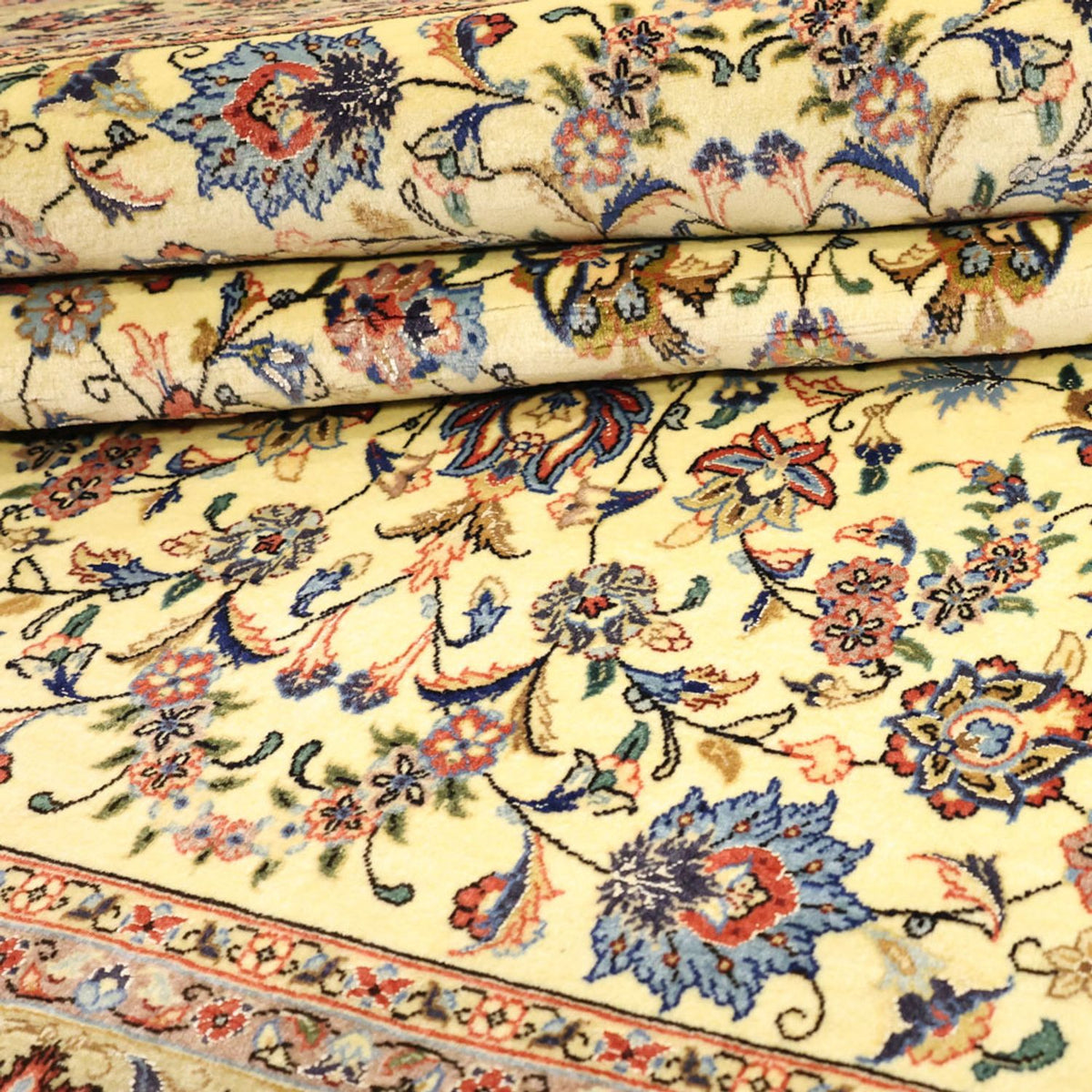 Perzisch tapijt - Isfahan - Premium - 153 x 100 cm - beige