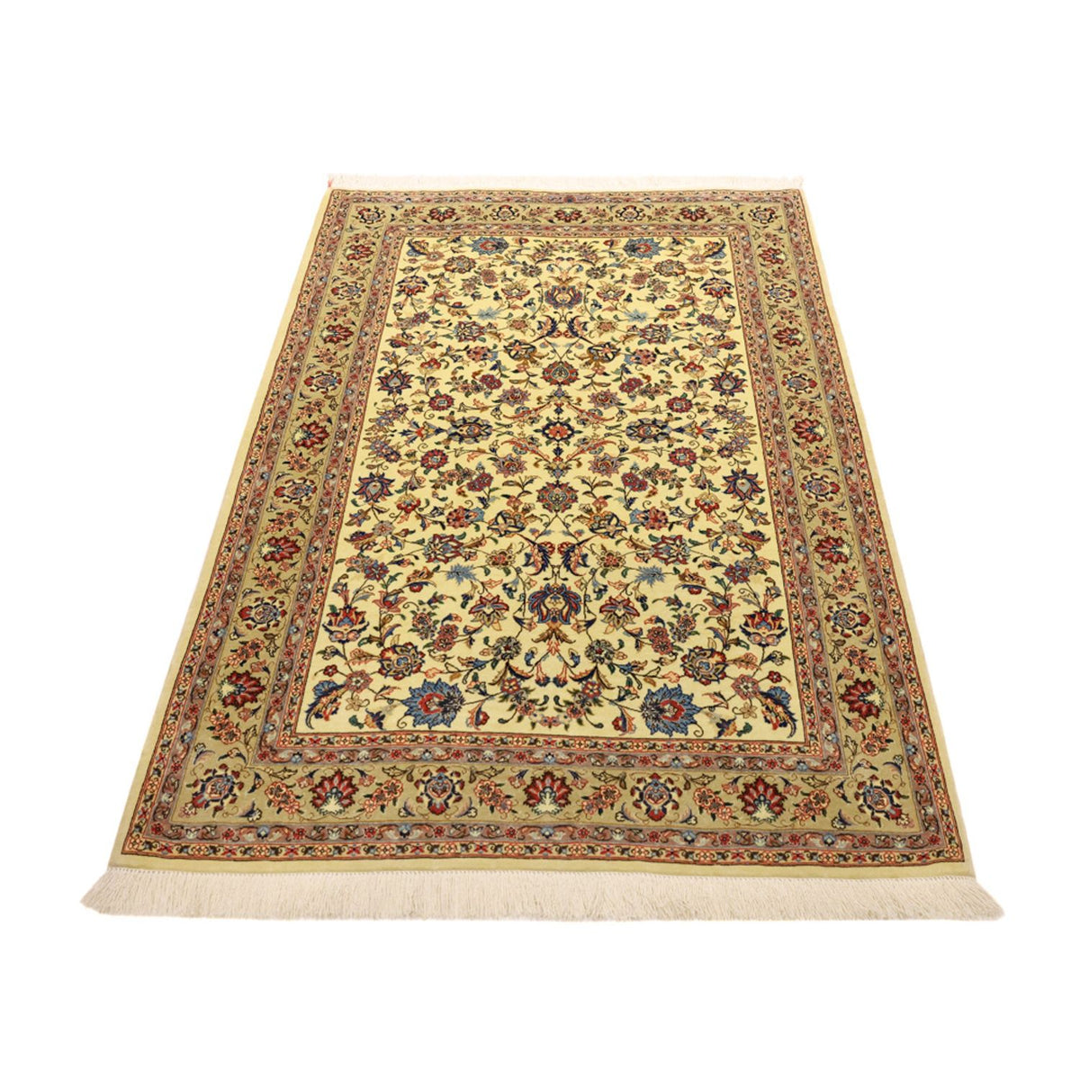 Perzisch tapijt - Isfahan - Premium - 153 x 100 cm - beige