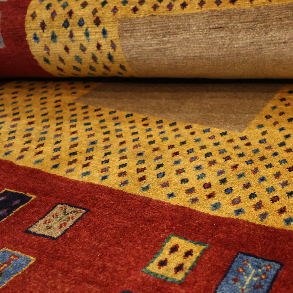 Gabbeh Tapijt - Loribaft Perzisch - 158 x 108 cm - veelkleurig