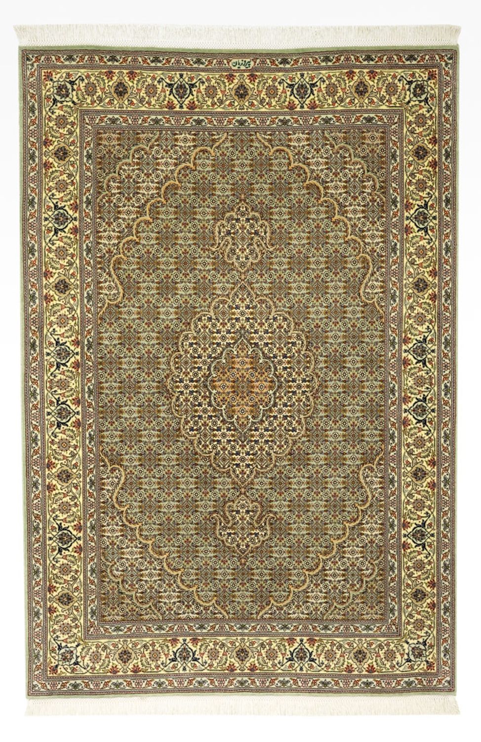 Perzisch tapijt - Tabriz - Royal - 150 x 101 cm - zand
