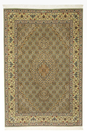 Perzisch tapijt - Tabriz - Royal - 150 x 101 cm - zand