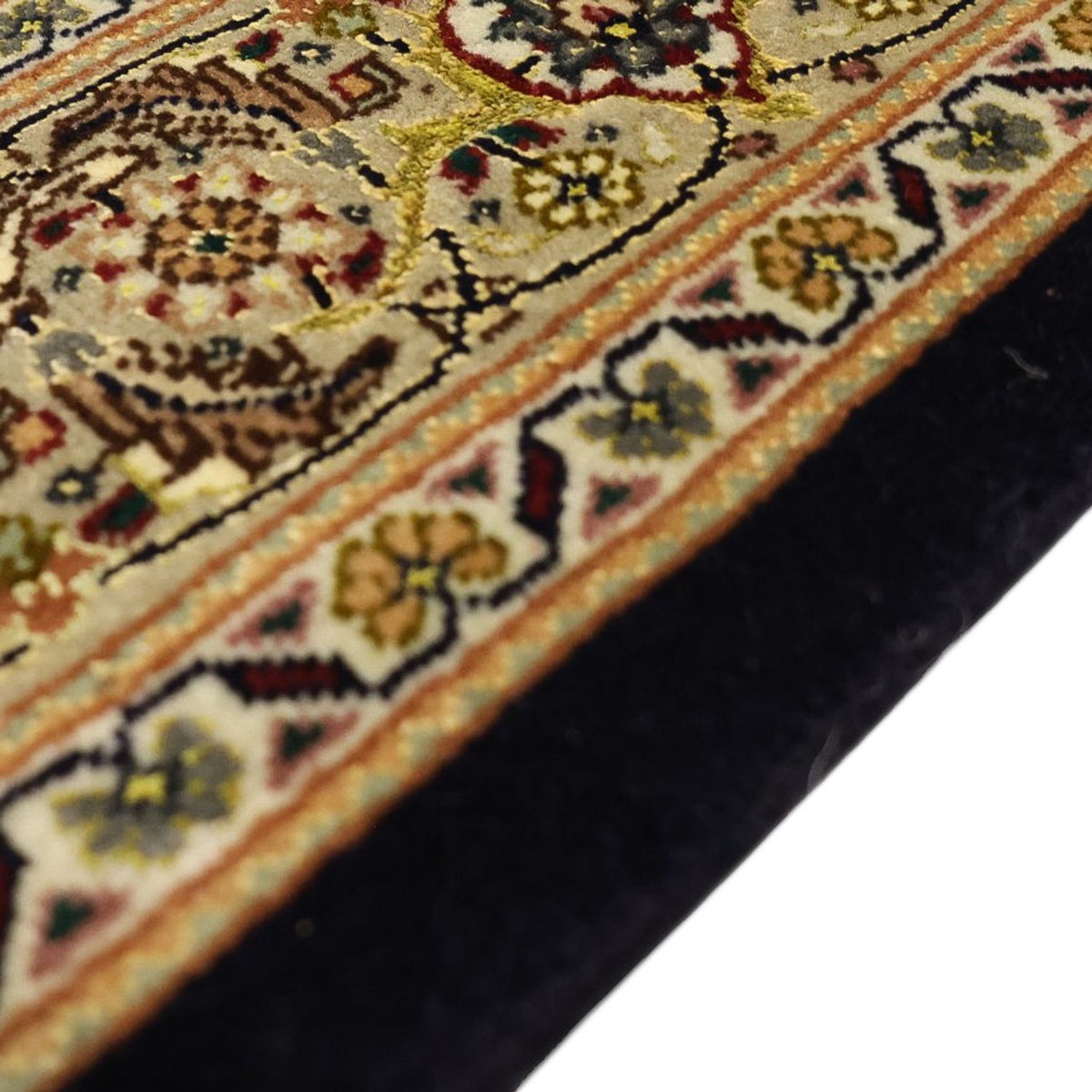 Perzisch tapijt - Tabriz - Royal - Zijden halsketting - 160 x 98 cm - donker beige
