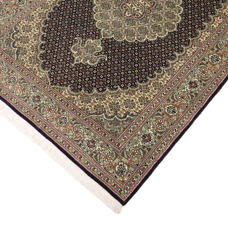 Perzisch tapijt - Tabriz - Royal - 147 x 100 cm - donker beige