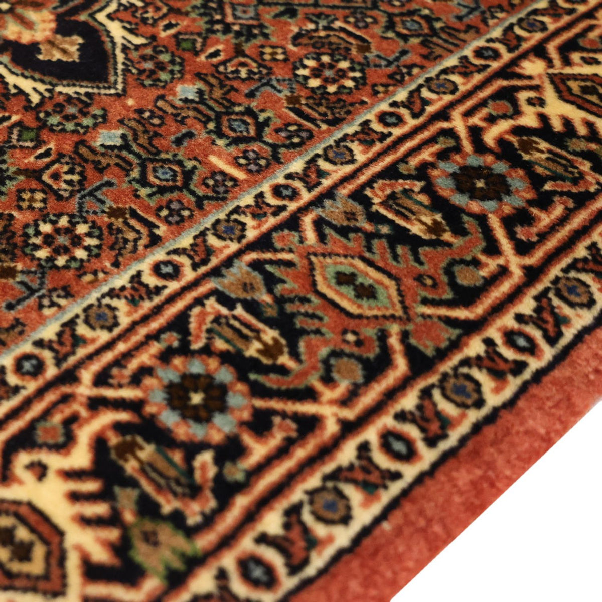 Perzisch tapijt - Bijar - 133 x 73 cm - donker beige