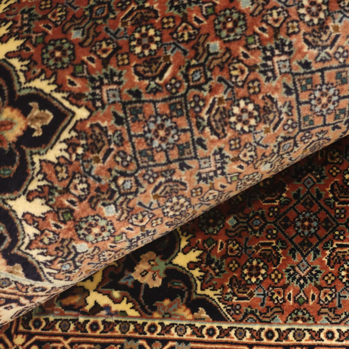 Perzisch tapijt - Bijar - 133 x 73 cm - donker beige