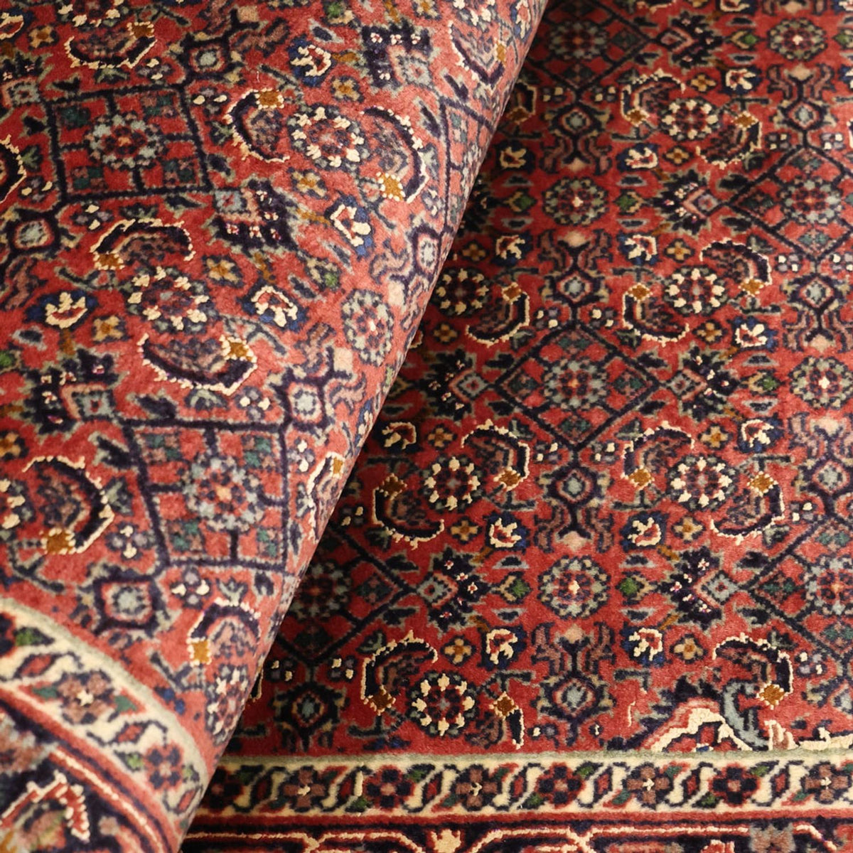 Perzisch tapijt - Bijar - 159 x 91 cm - roest