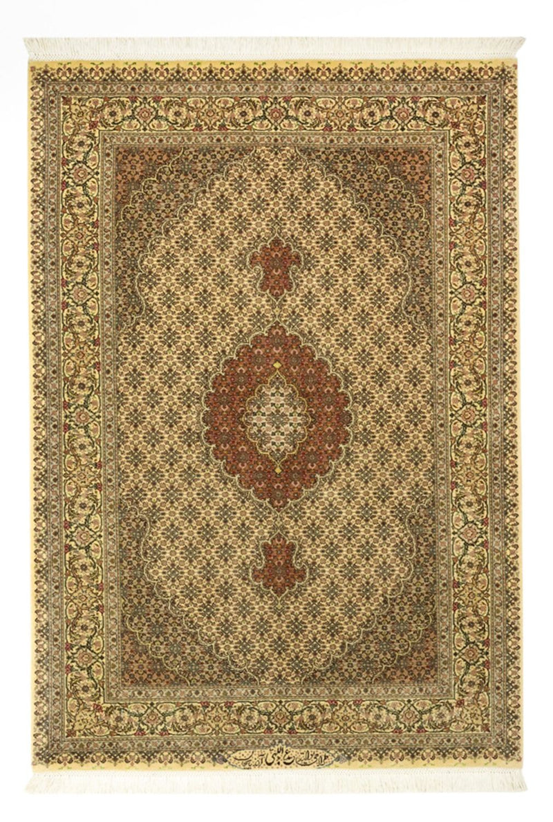 Perzisch tapijt - Tabriz - Royal - Koninklijke - 150 x 103 cm - zand