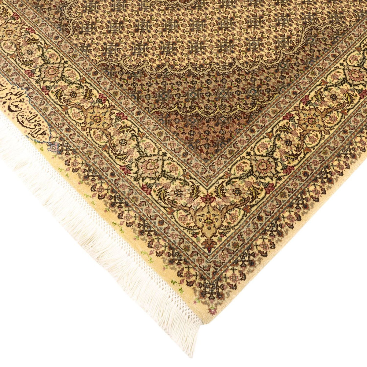 Perzisch tapijt - Tabriz - Royal - Koninklijke - 150 x 103 cm - zand