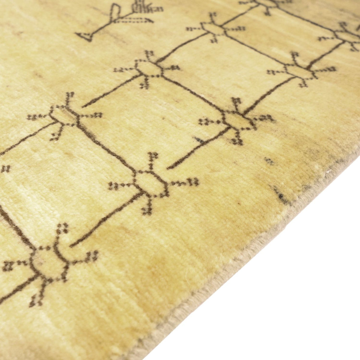 Gabbeh Tapijt - Kashkuli Perzisch - 150 x 101 cm - beige