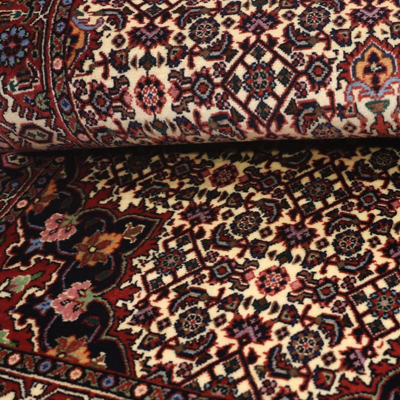 Perzisch tapijt - Bijar - 137 x 72 cm - donker beige