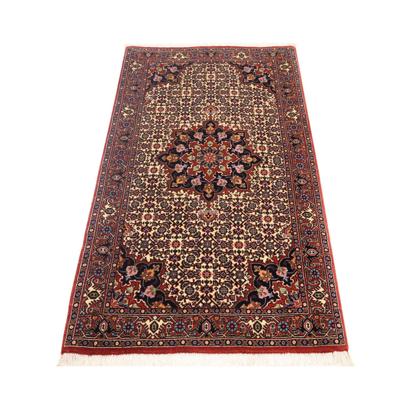 Perzisch tapijt - Bijar - 137 x 72 cm - donker beige