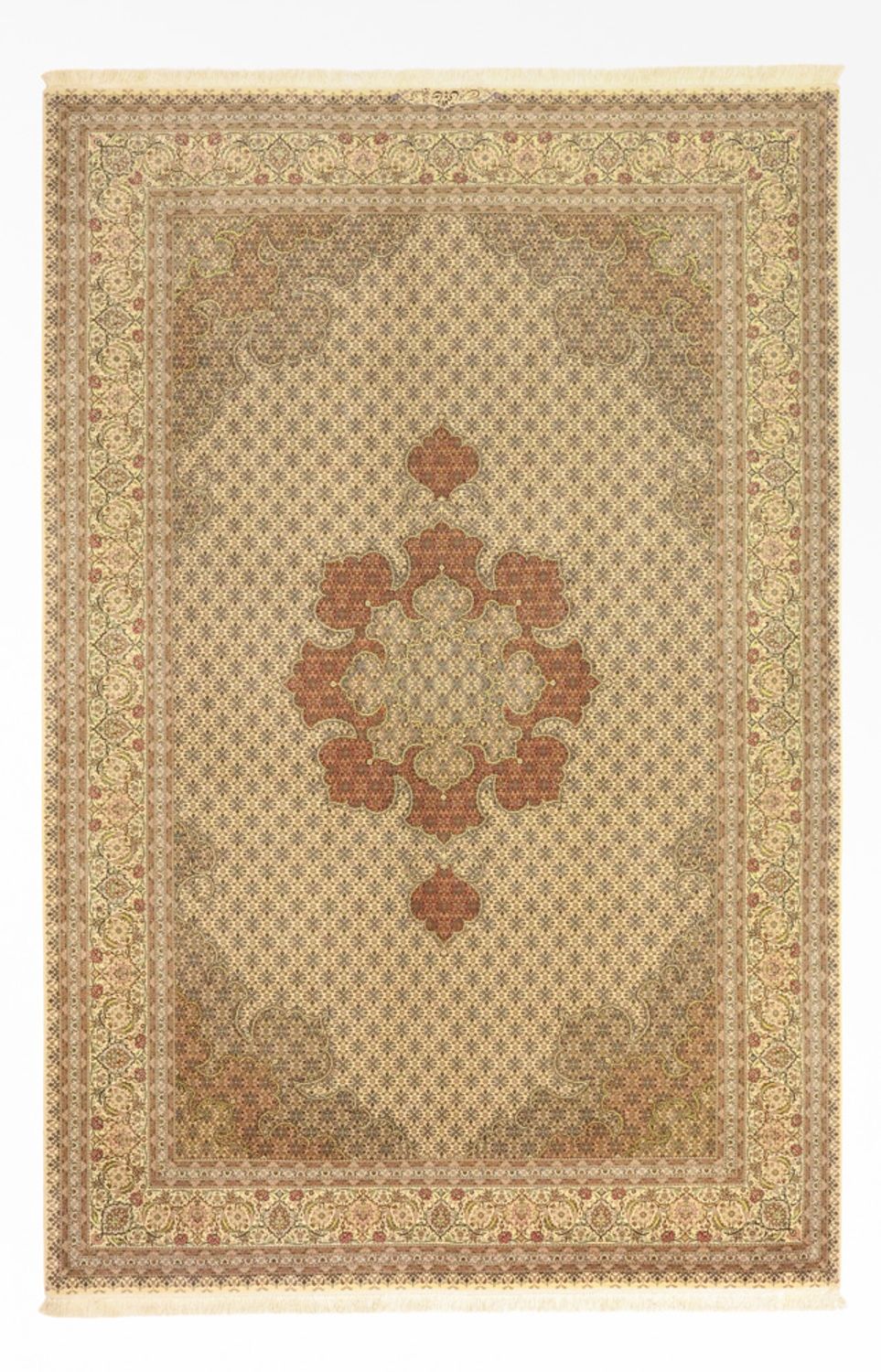Perzisch tapijt - Tabriz - 300 x 201 cm - licht beige