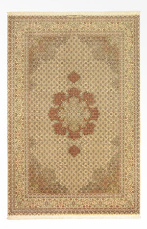 Perzisch tapijt - Tabriz - 300 x 201 cm - licht beige