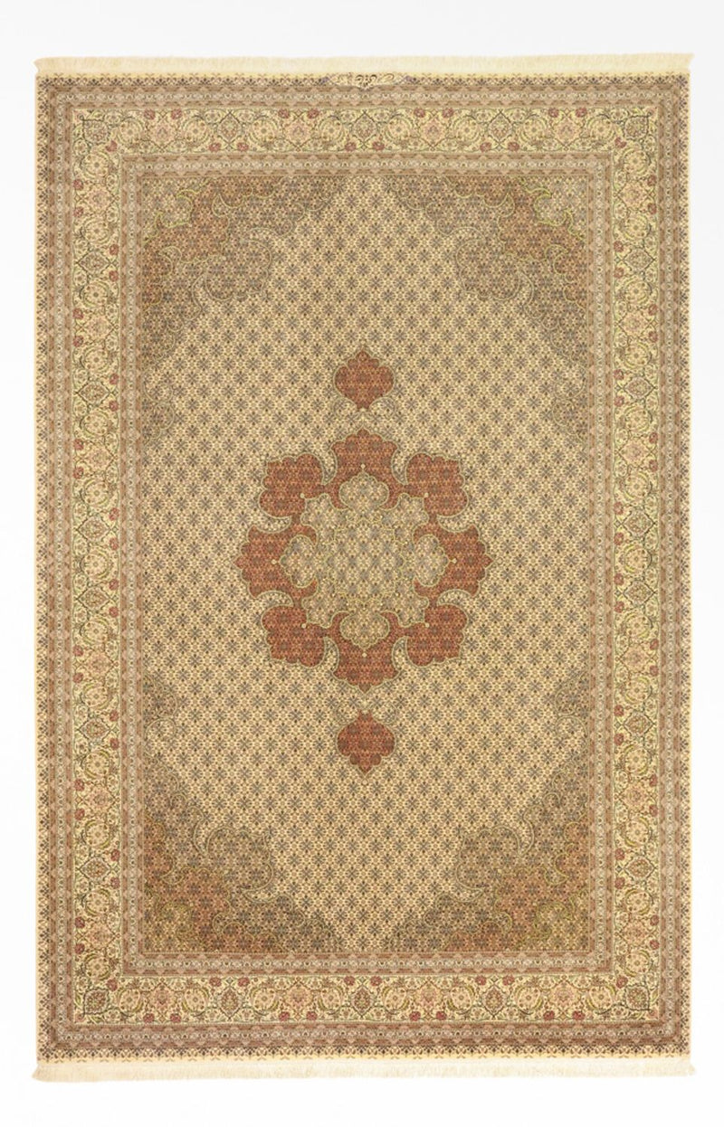 Perzisch tapijt - Tabriz - 300 x 201 cm - licht beige