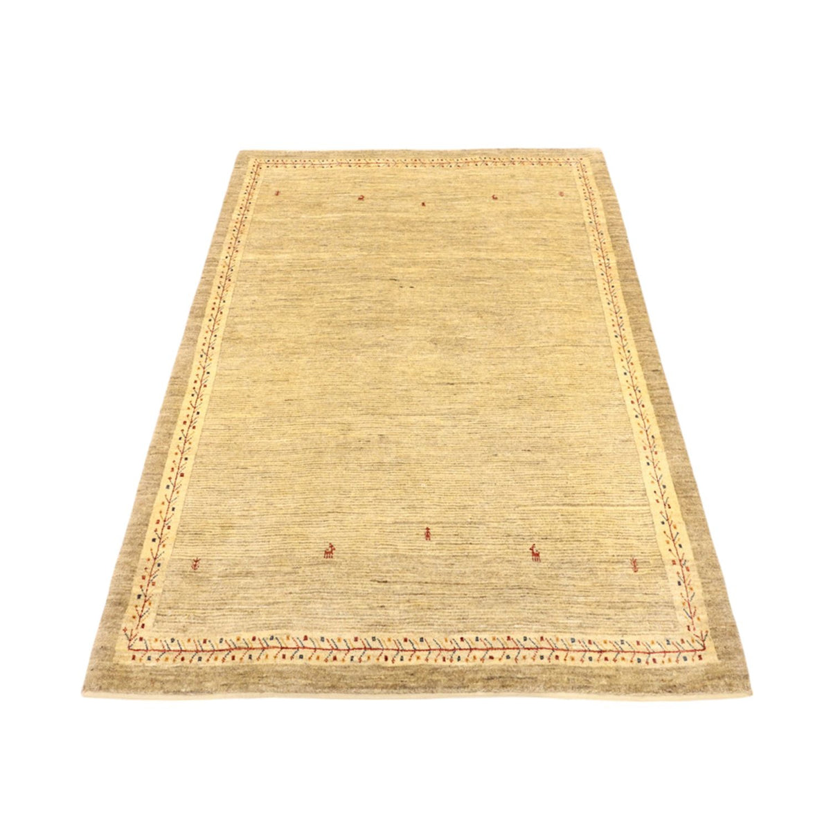 Gabbeh Tapijt - Kashkuli Perzisch - 158 x 112 cm - beige