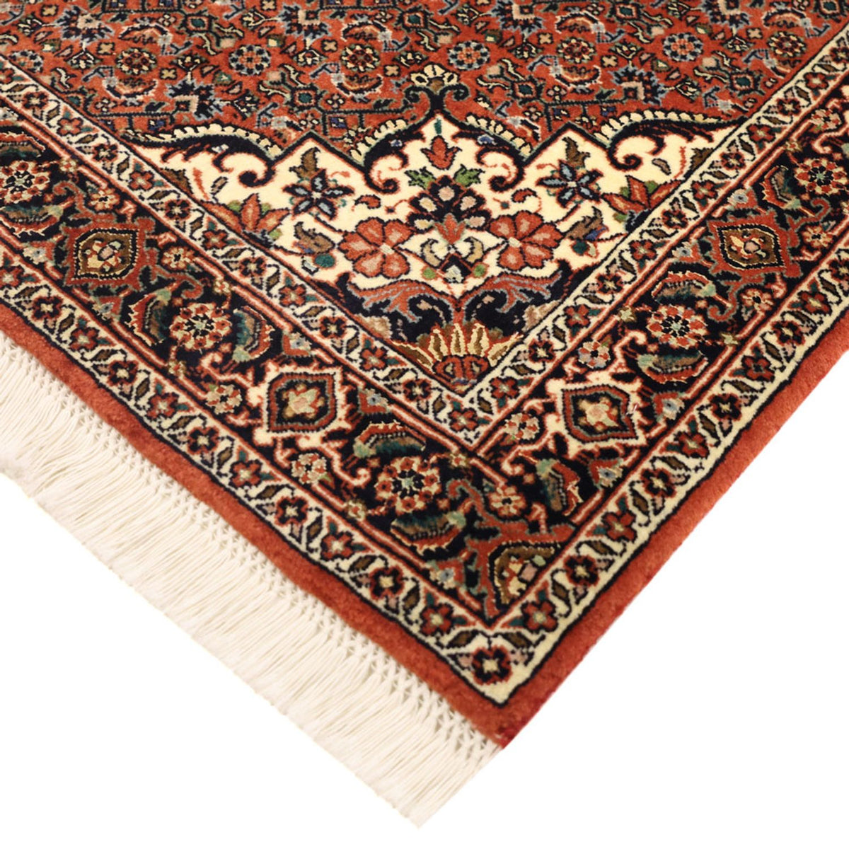 Perzisch tapijt - Bijar - 141 x 89 cm - donker beige