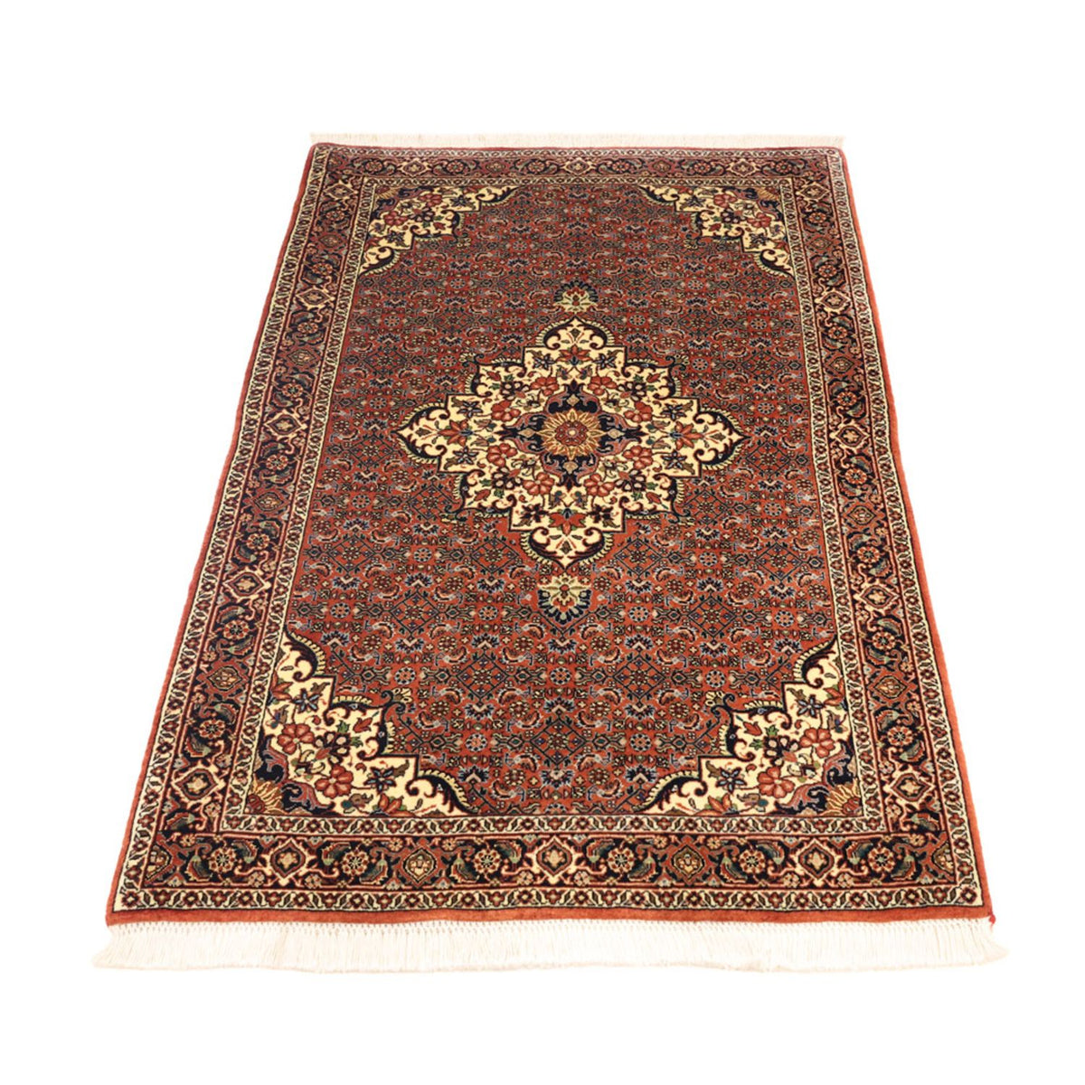 Perzisch tapijt - Bijar - 141 x 89 cm - donker beige